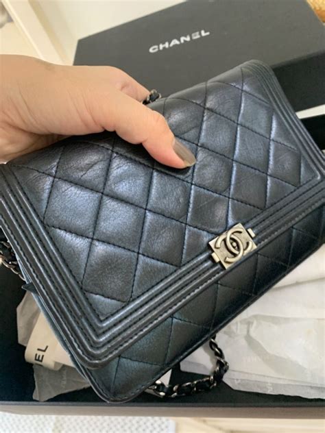 price chanel boy woc|Chanel wallet euro.